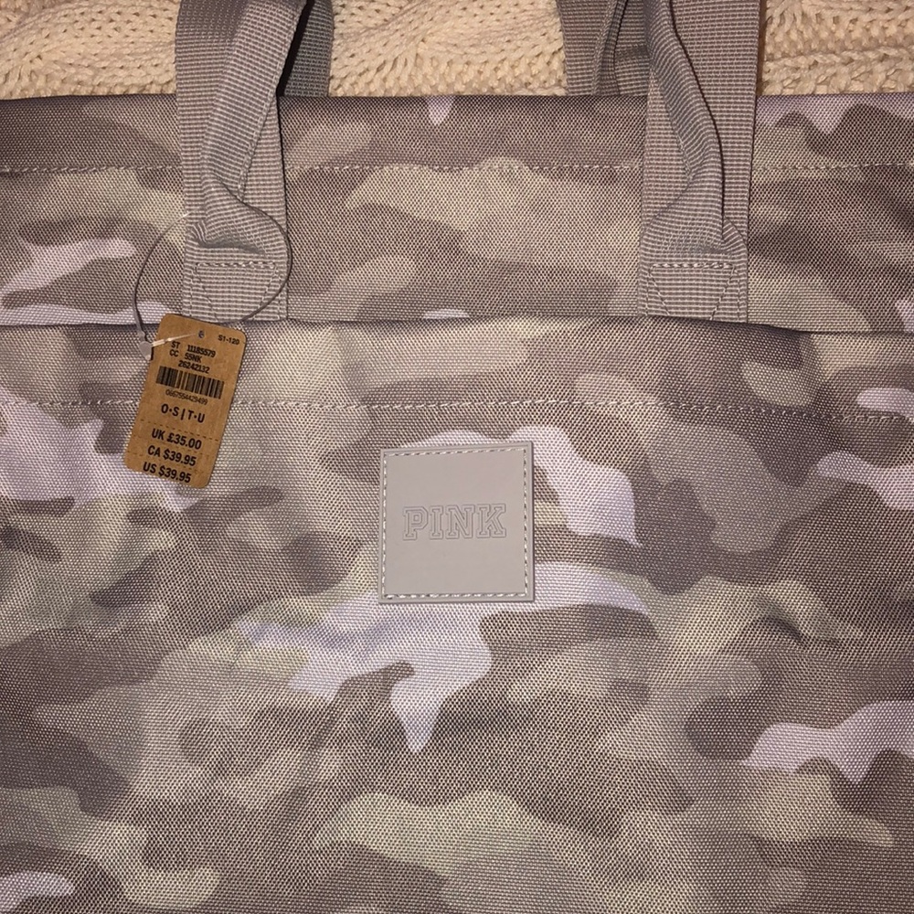 Victoria’s Secret Tote Bag Backpack Camo NWT PINK